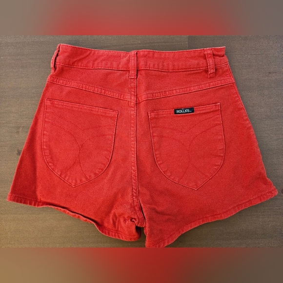 Rolla's "Dusters" shorts in Blood Orange, size 26 - Picture 5 of 6